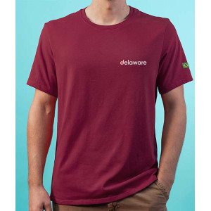 Camiseta em malha vermelha Masculina - delaware