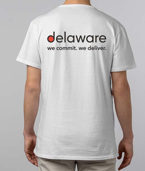 Camiseta Masculina Branca valores - delaware