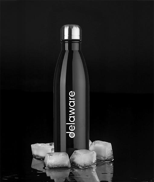 Garrafa Preta em Inox 750ML- delaware [ESGOTADO]